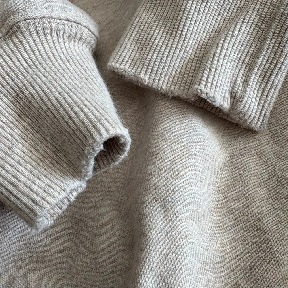 American Eagle oversized logo sweatshirt Rolling Stones size small nwot oatmeal - Image 7