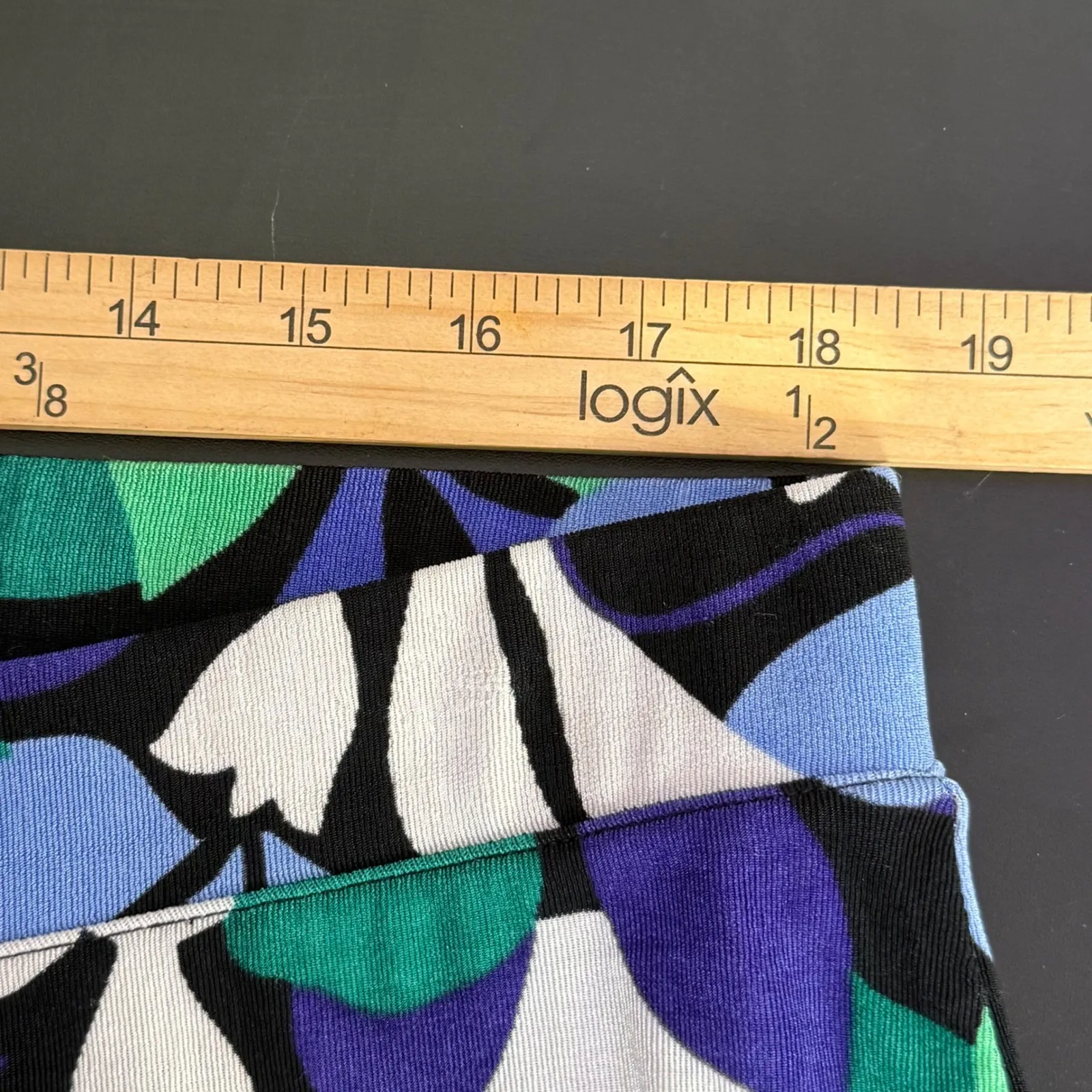 Chicos Wide Leg Crop Pants Size XL Maximalist Slinky Pull On Stretch Statement - Image 8