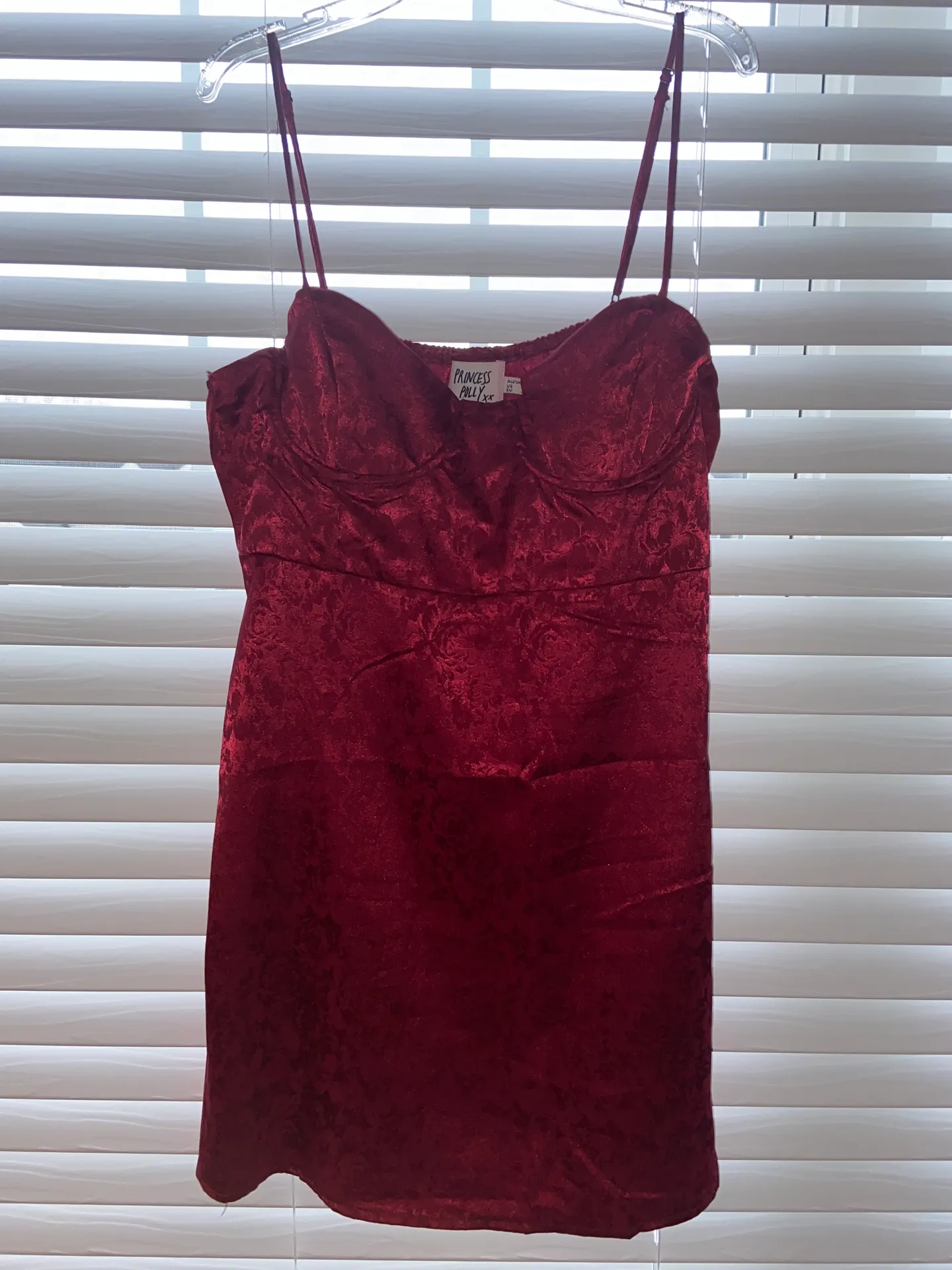 Princess Polly Diva Mini Dress In Deep Red - Image 5