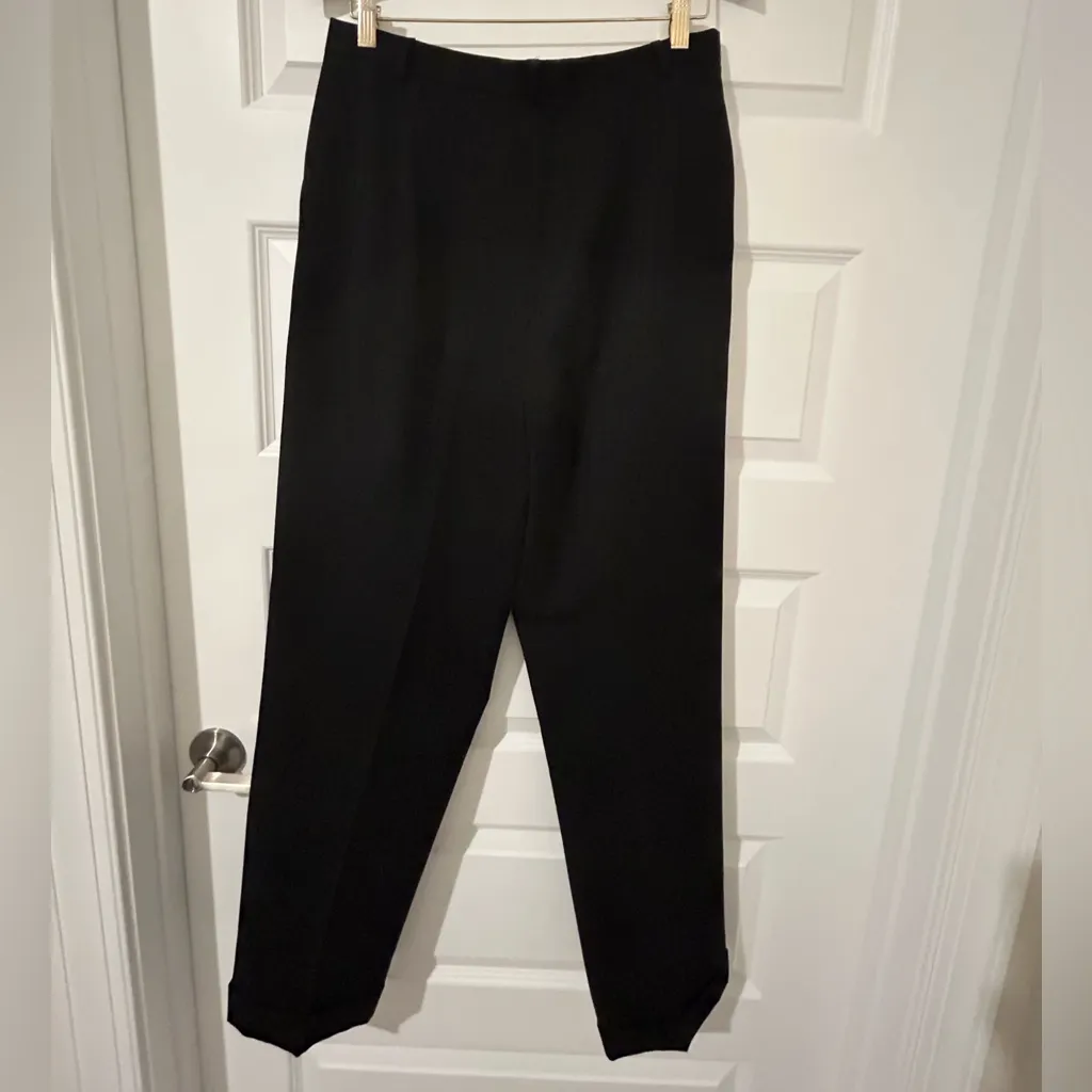 Talbots Vintage Wool Pants Black Size 12 - Image 6