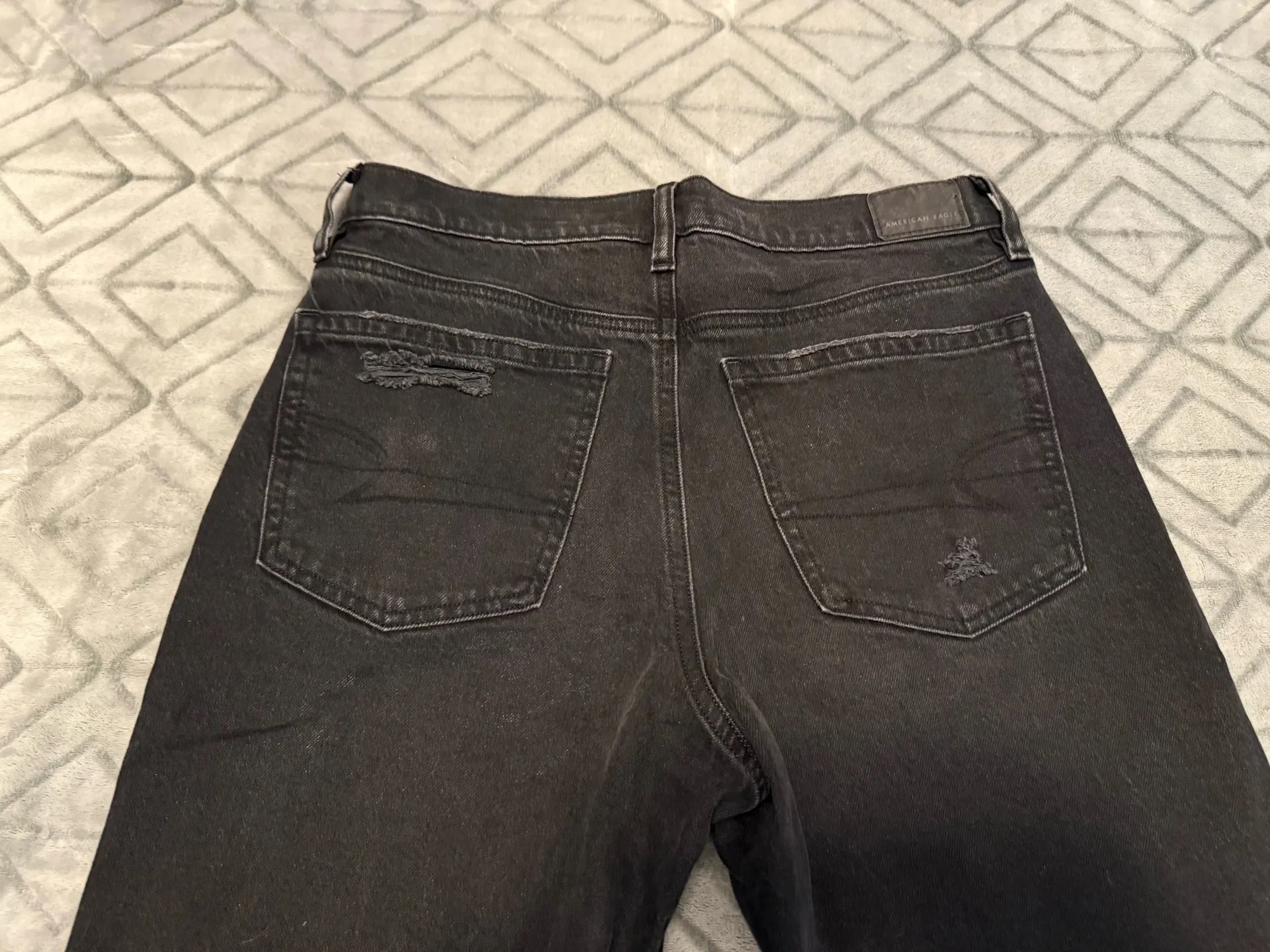 Black American Eagle Jeans - Image 3