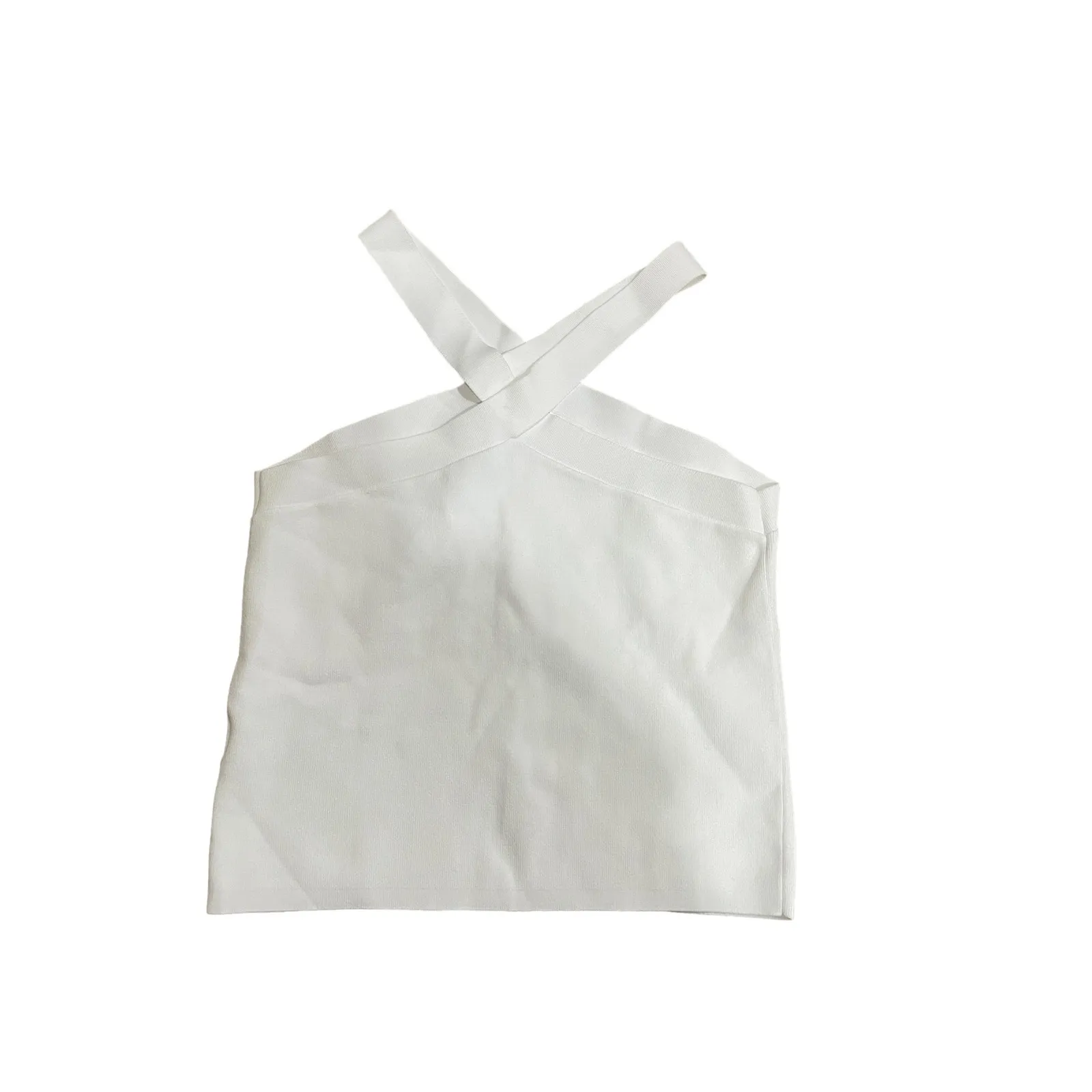 J‎ Crew NWT Fitted Halterneck Sweater-Tank in Supersculpt Yarn Size Large - Image 7