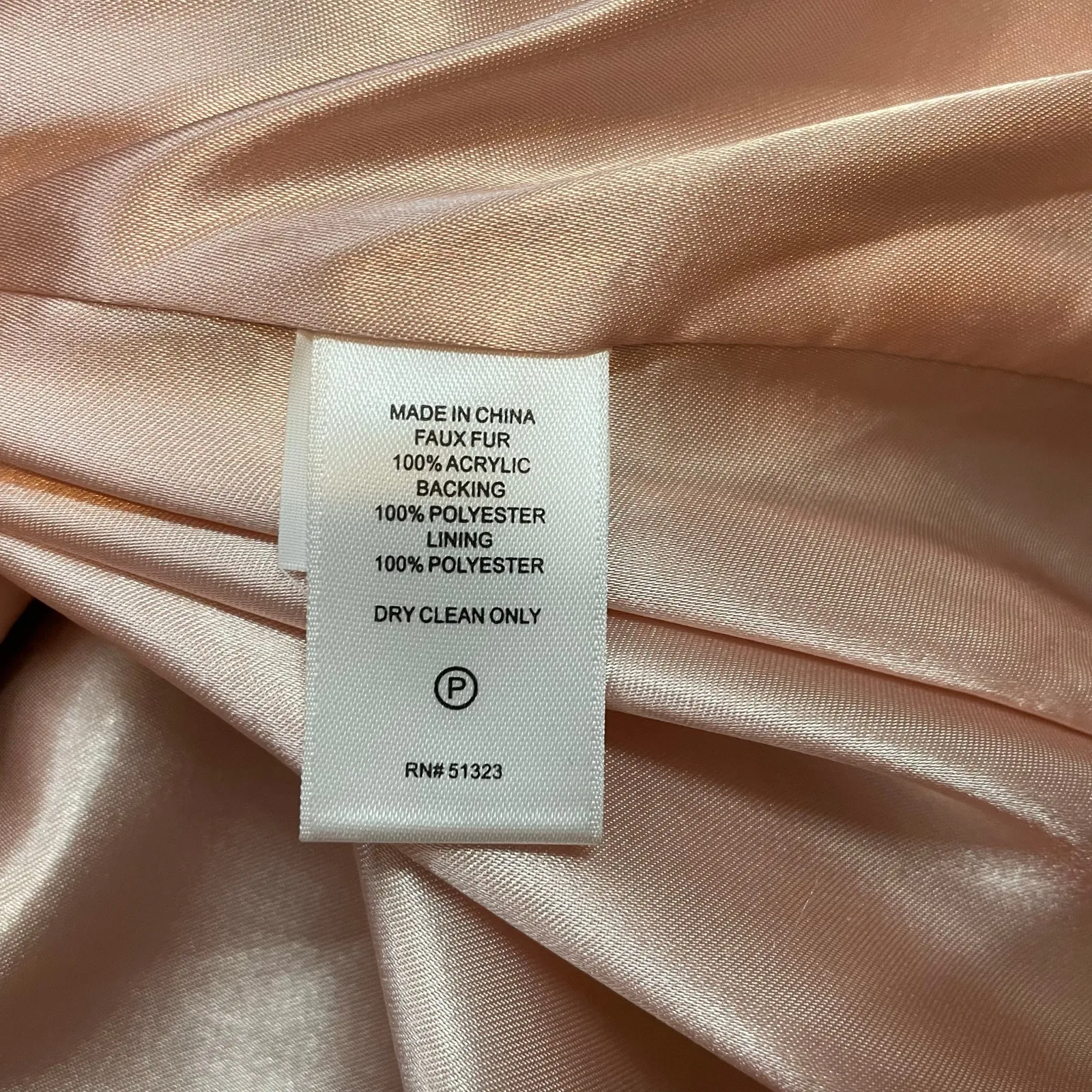 1.State 1State Faux Fur Shaggy Cropped Jacket Mauve Rose Pink Glam Fun womens L - Image 14