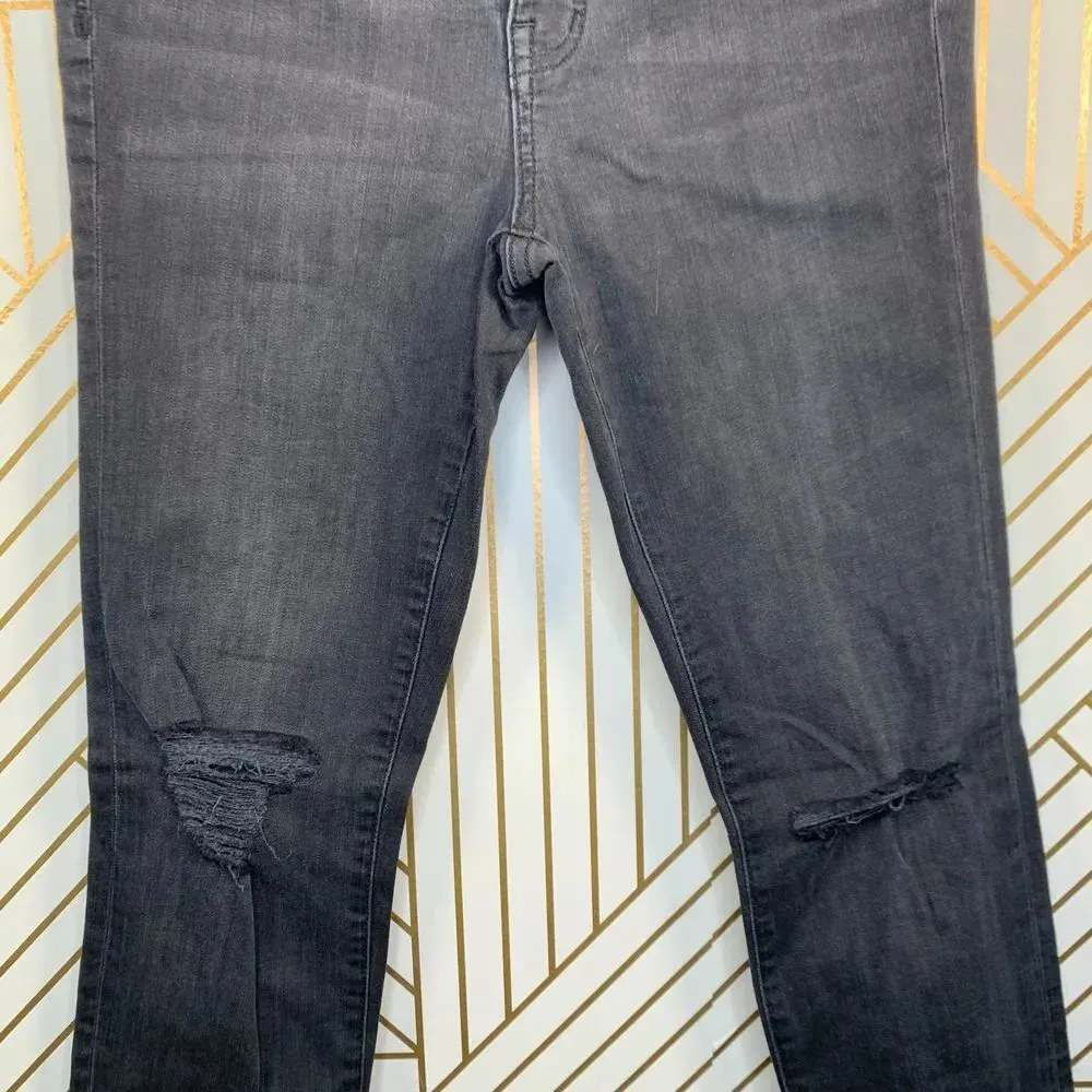 Madewell 9" Mid-Rise Skinny Jeans in Black‎ Sea - Image 7