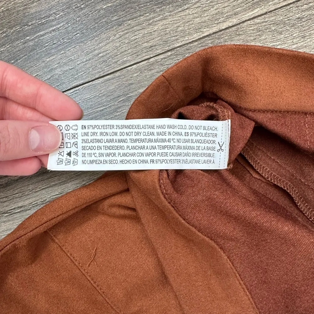 Brown High Waisted Flare Pants • Size Small • 70’s style • Disco • Western - Image 4