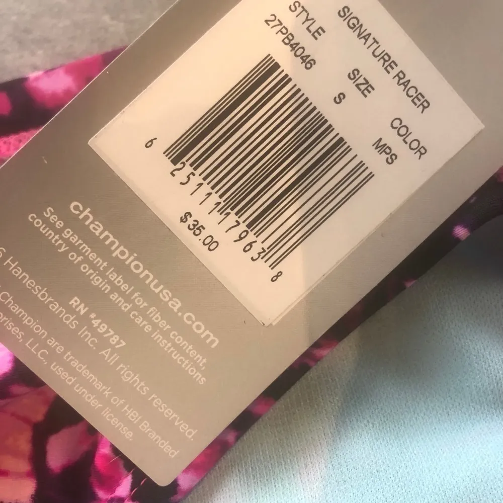 NWT CHAMPION 🦋 Pink Butterfly Racer Swim Bottom - Image 4