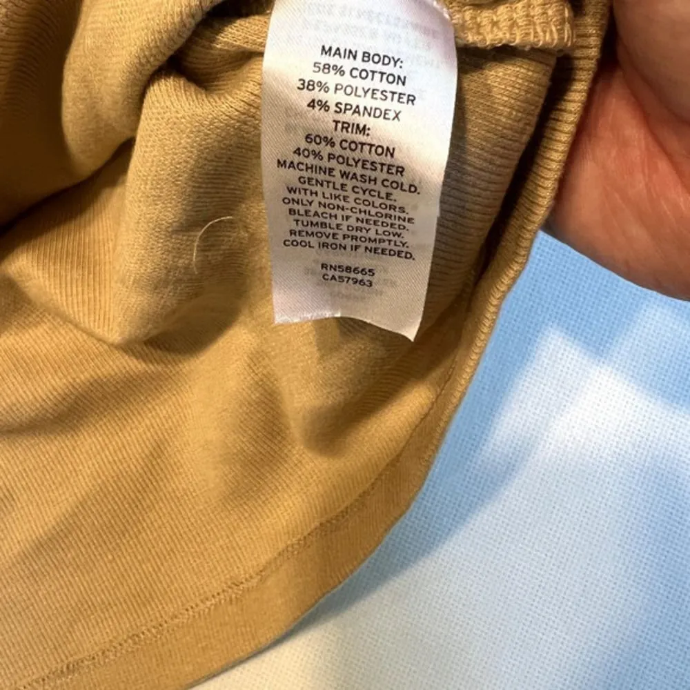 BP Womens 3X Tank‎ Top High Neck Sleeveless Casual Knit Ribbed Sand - Image 9