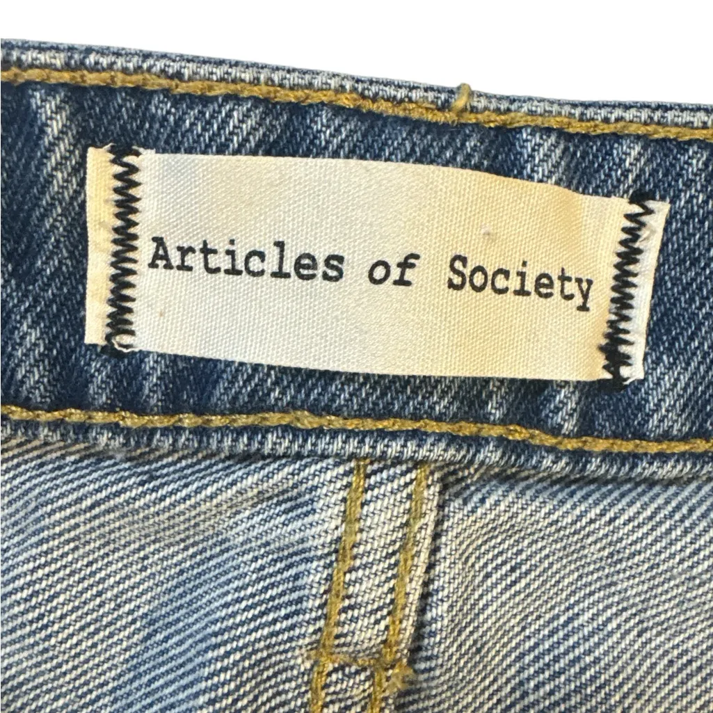 Articles‎ Of Society Light Blue Denim Mini Skirt - Image 4