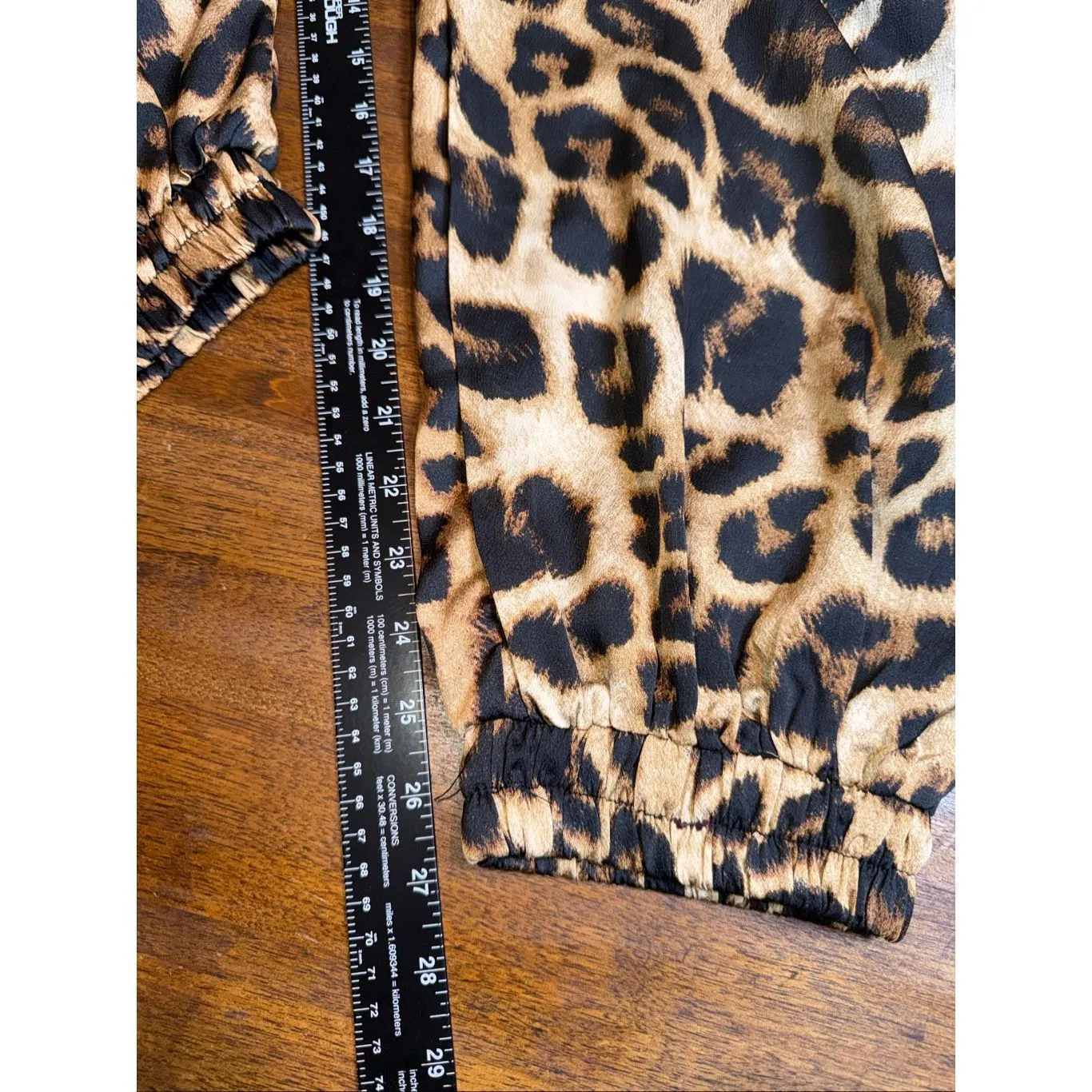 Hayden Tapered-Fit Pull-On Leopard Animal Print Ankle Pants - Image 8