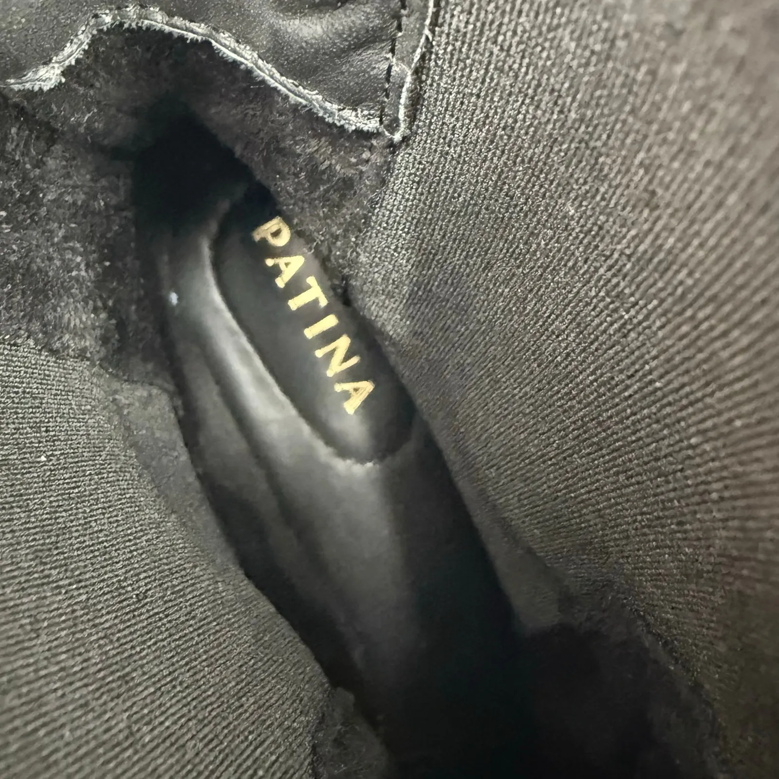 Patina Vero Boot 10.5 Portland Leather Goods Square Chelsea Heel Handmade Mexico Black - Image 4