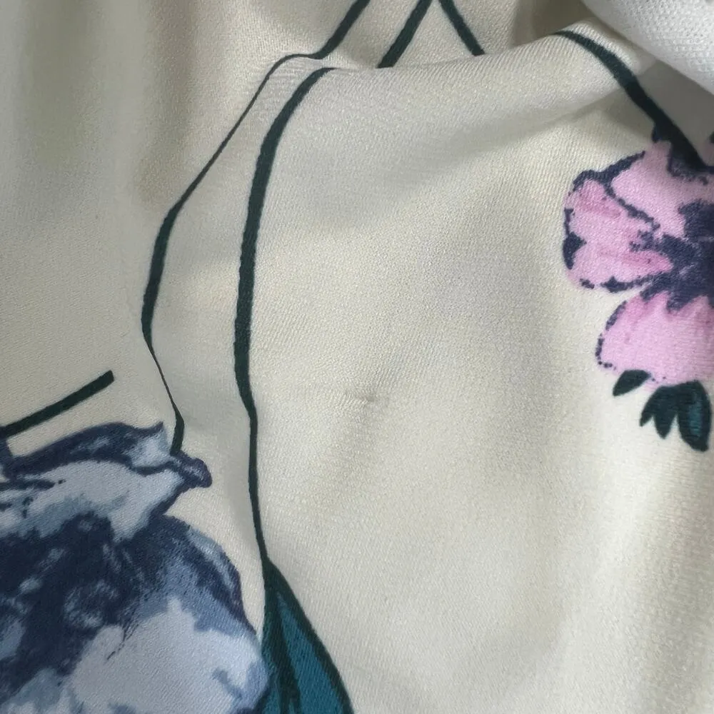 Pink Blush Faux Wrap Short Sleeve Women's Maxi Floral Dress Size L/XL Size L - Image 11