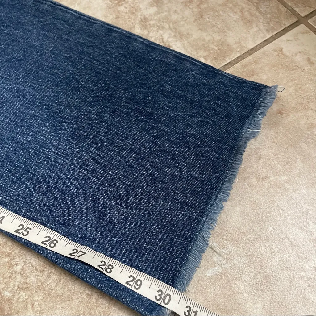 WEWOREWHAT We‎ Wore What Women Raw Hem Fringe High Waist Straight Leg Jeans - Image 6