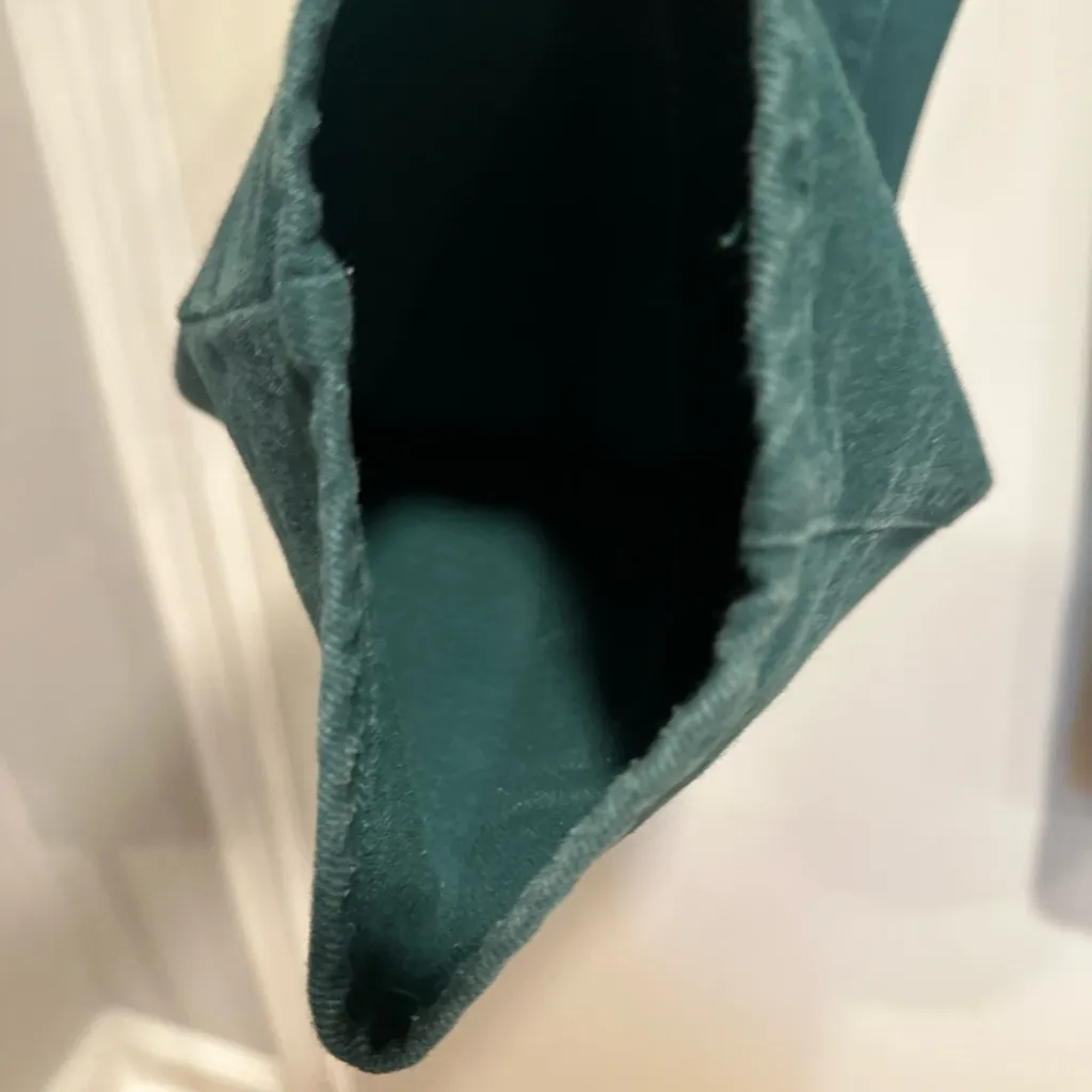 Vintage 80’s men’s IOU Sz: 40M High Waist Green Slight Taper Jeans. 5 pockets. Size undefined - Image 10