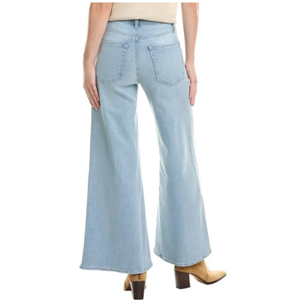 Frame Denim “Le Palazzo Crop” wide leg flare Jeans in Blue Springs size 30 - Image 3