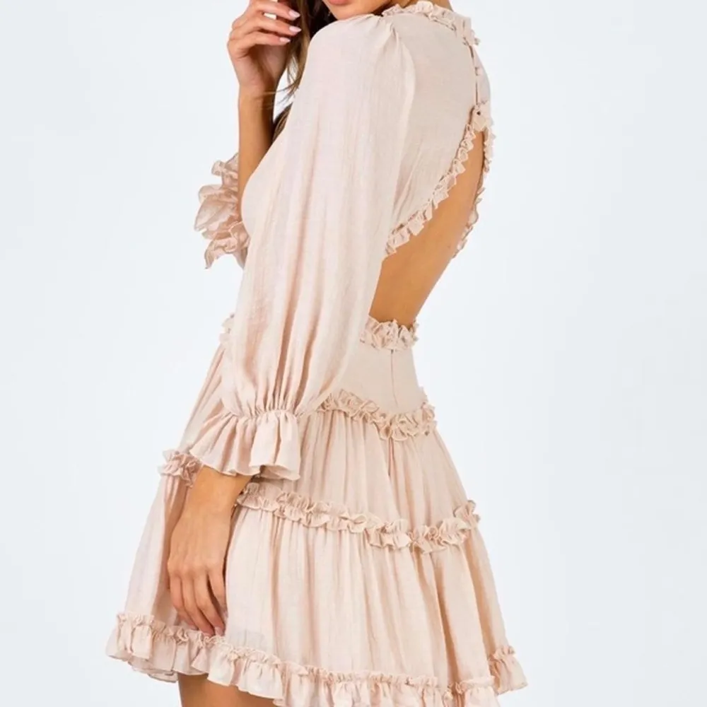 Princess Polly Pink Ruffled Mini Dress - Size 2 - Image 2