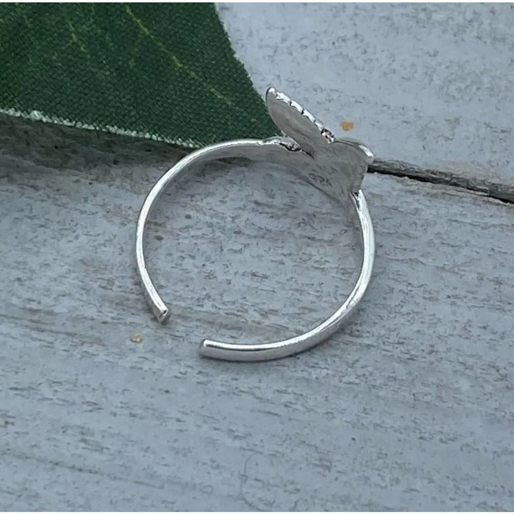 Flying Bird Sterling Silver Toe Ring Midi Ring - Image 4