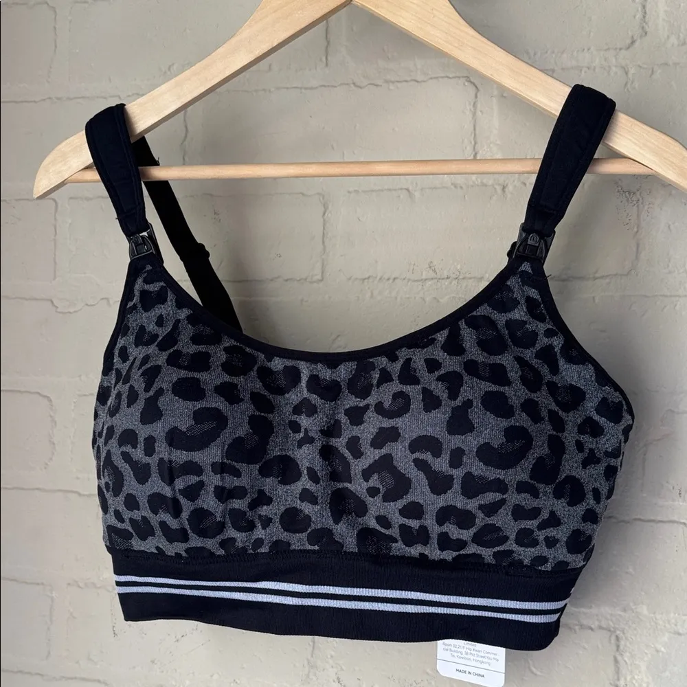 Momcozy nursing bra NEW cheetah leopard print stretch new Xl adjustable - Image 2