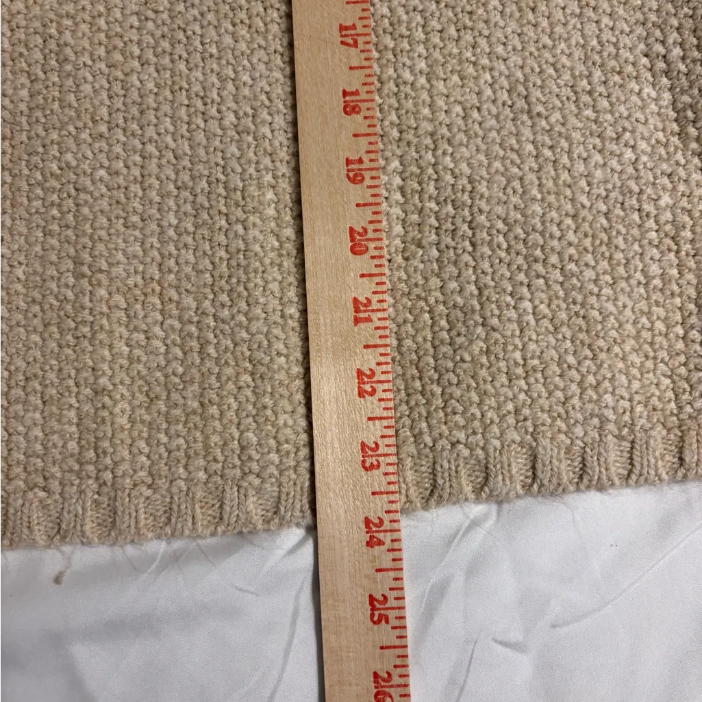 🧶 Universal Thread 1X Chunky Knit Half-Zip Sweater — Oatmeal Beige - Image 5