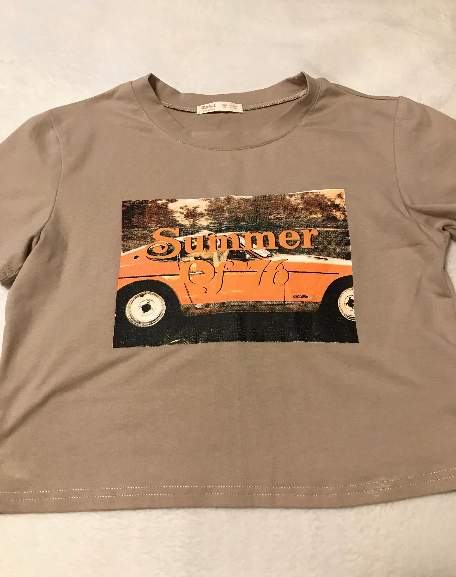 Romwe Cropped Tee - Image 2