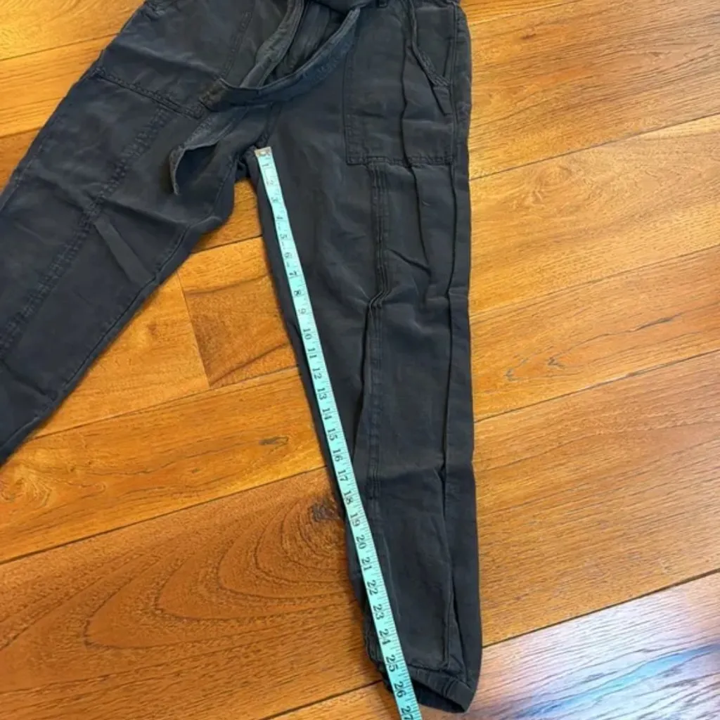 Anthropologie Linen Blend Ankle Wanderer Utility Pants size 4 - Image 12