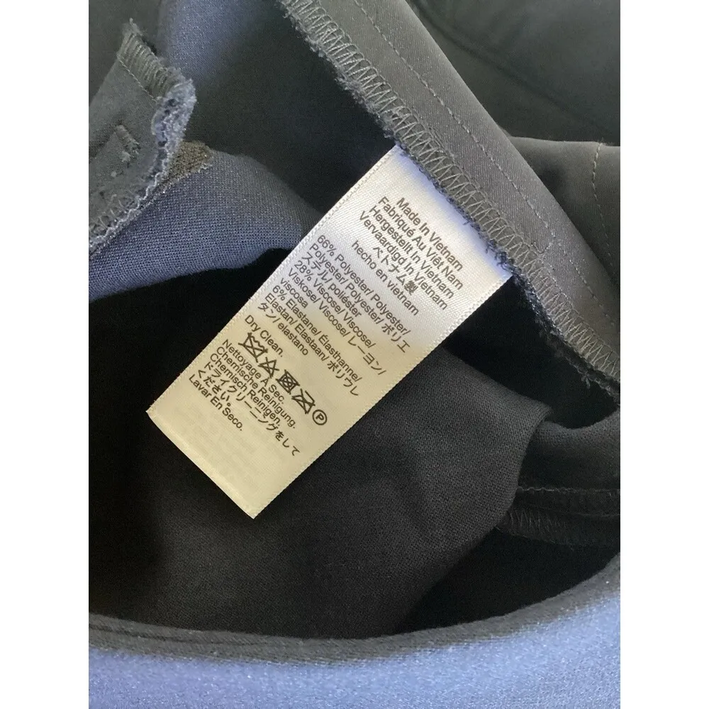 J. Crew Navy Blue Going Out Slim Pant in Four Season Stretch Zipper 2 - Image 8