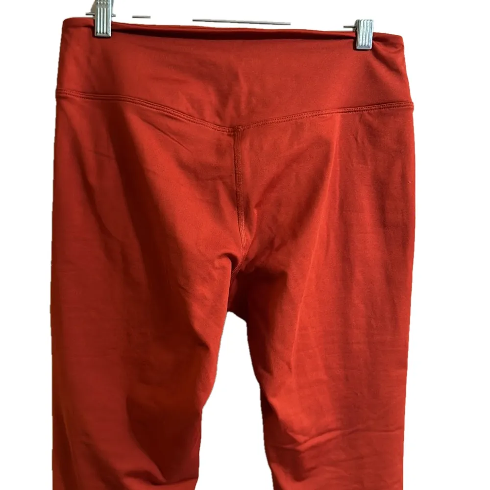 Victoria's Secret PINK Cozy Fleece Lined Leggings Womens Size L Burnt Orange Size L - Image 4