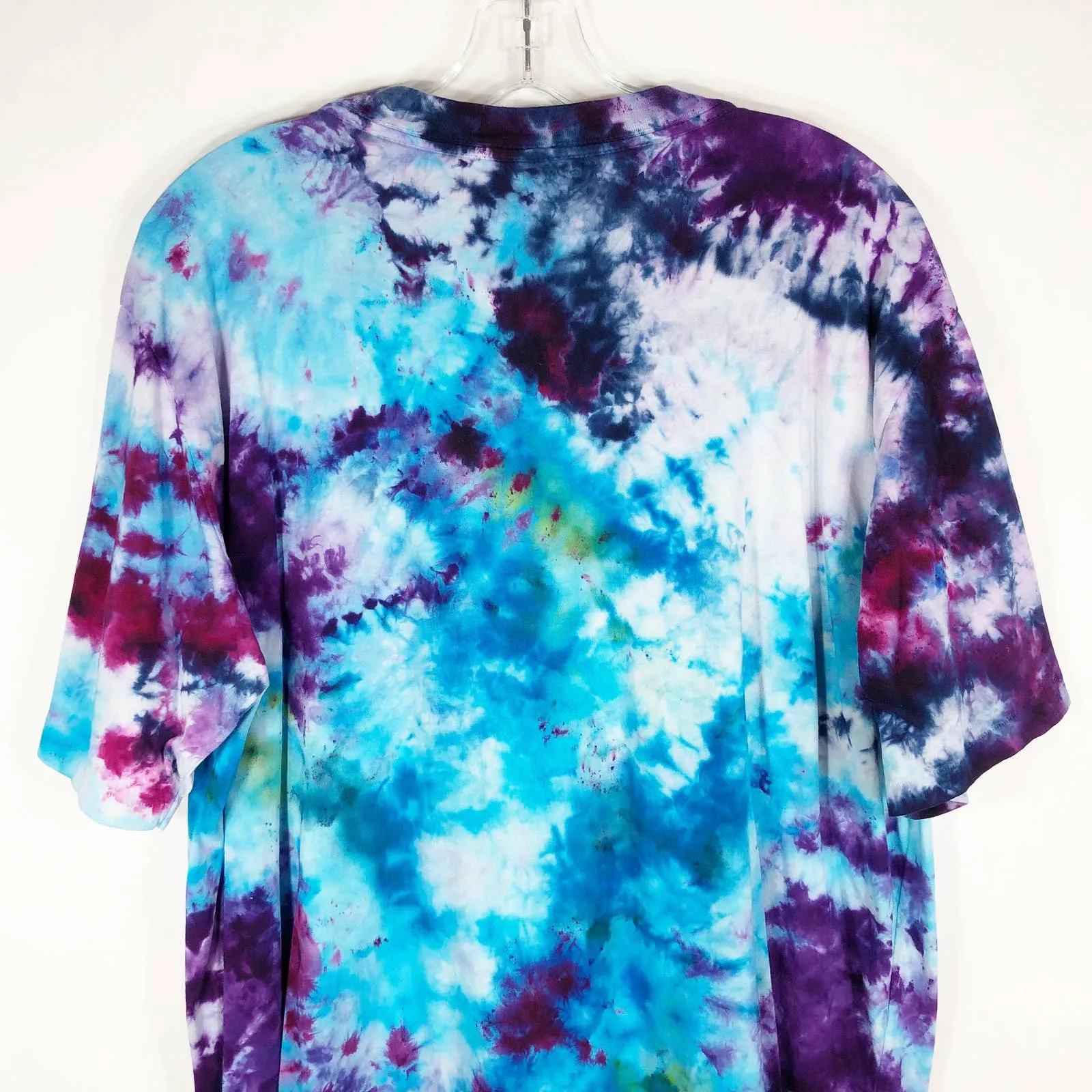 Hocus‎ Pocus XXL Tee Shirt Handmade Tie Dye Purple Blue Witches Graphic 1063 - Image 7