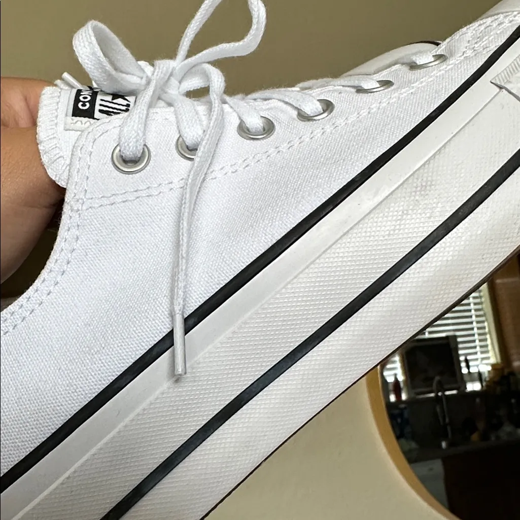 Converse All‎ Star Womens Platform Low Top Canvas 560251F size 6.5 - Image 5