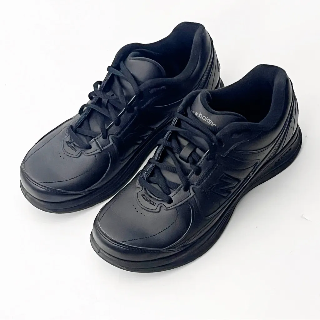 NEW BALANCE 577 Black Comfort Low Top Lace Up DSL-2 Walking Sneakers Size 8 - Image 10