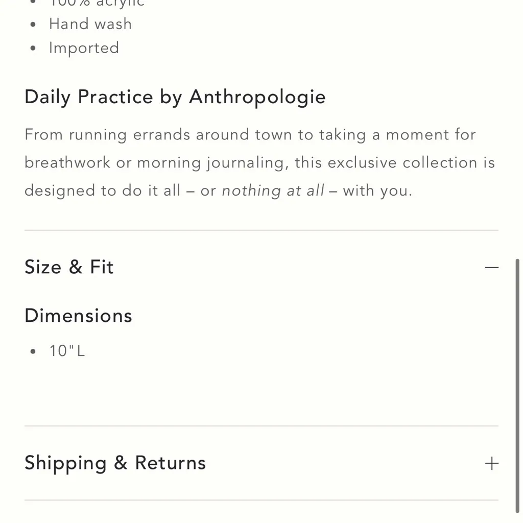 NWT Daily Practice by Anthropologie Sport Club Ribbed Beanie coral 1989 - Image 10