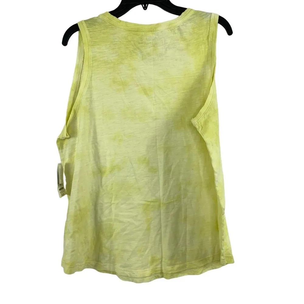 Time & Tru Women's Yellow Tank Top - Image 2