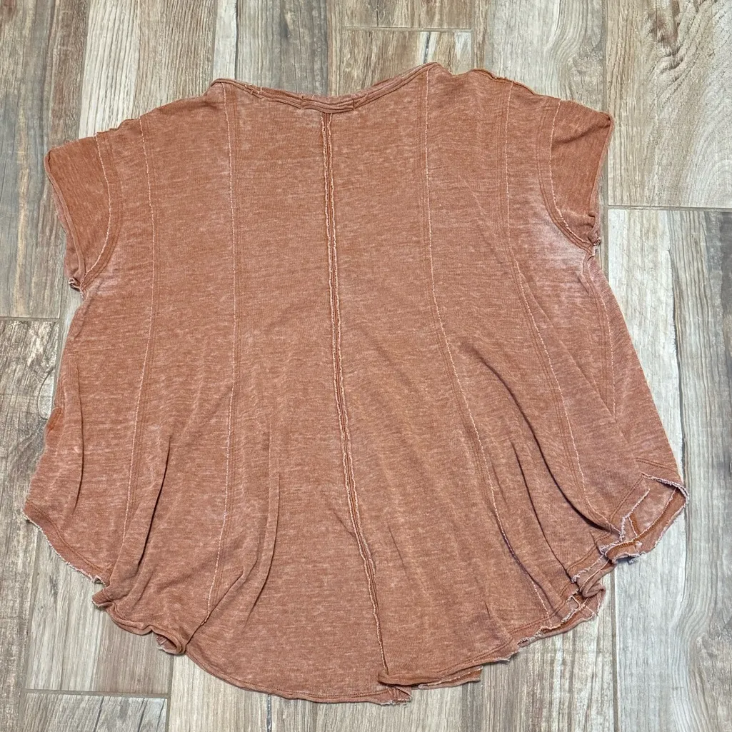 Free People We The Free Sammie Tee V-Neck Flowy - Image 5