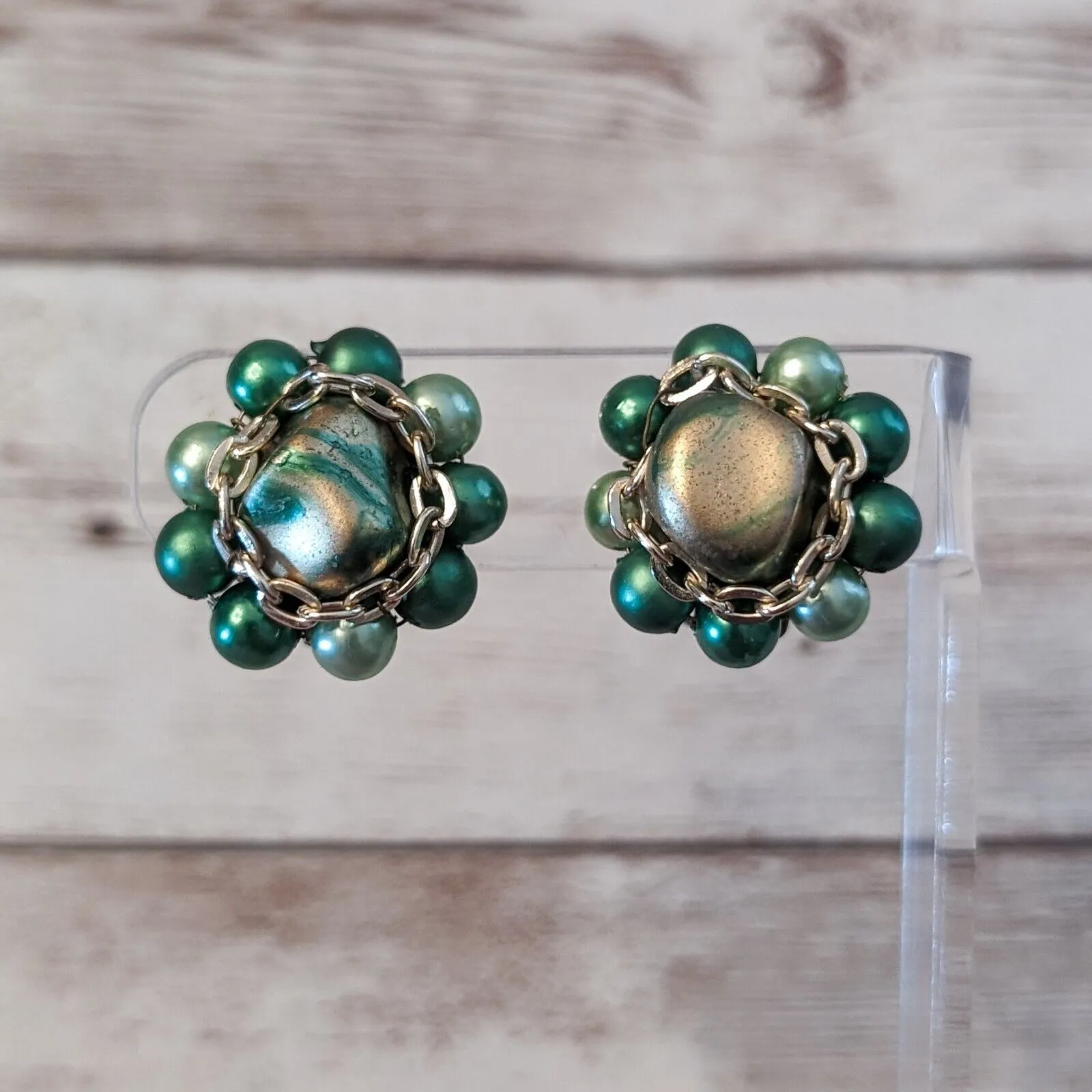 Vintage Clip On Earrings - Image 2