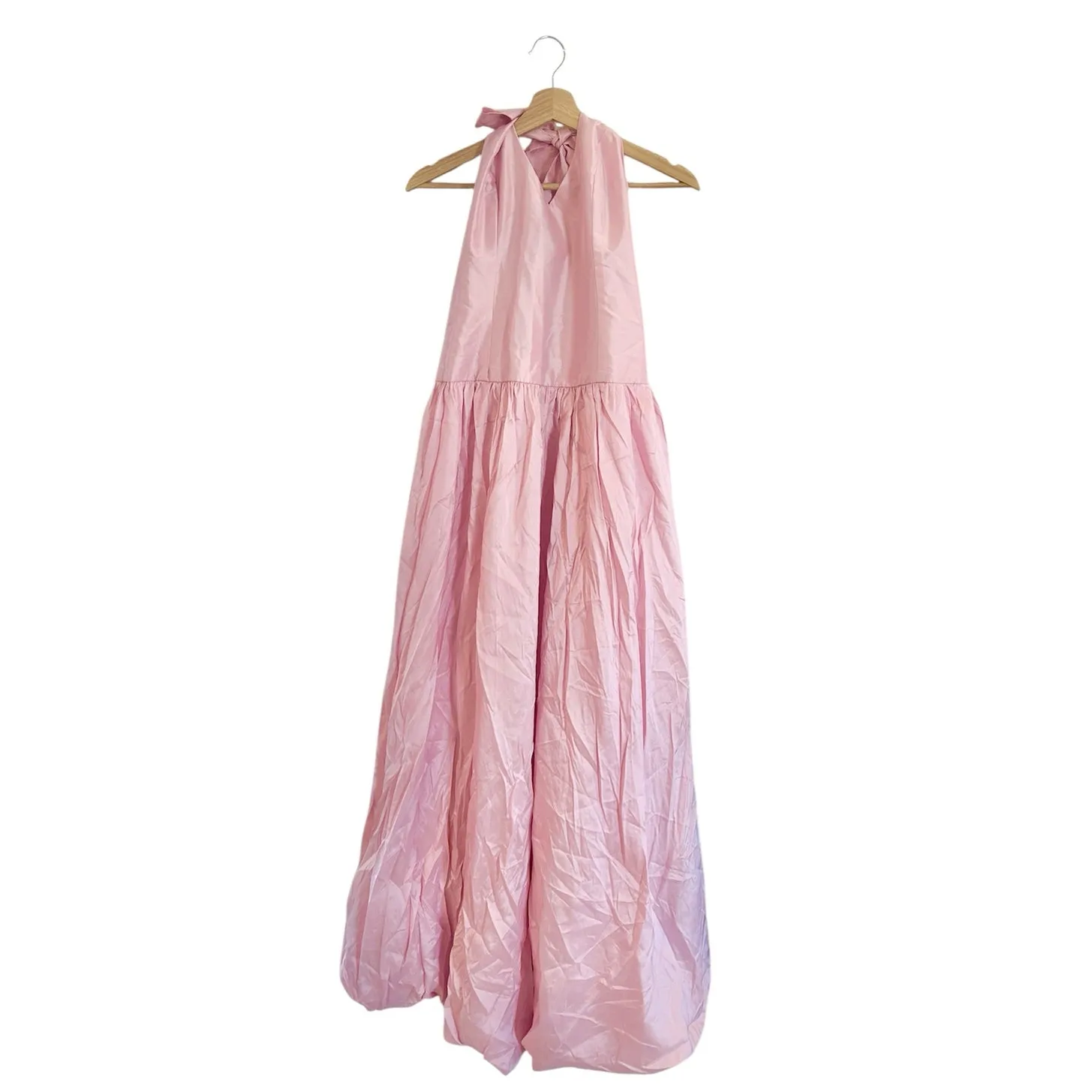 Show Me Your Mumu Eliza Maxi Dress in Light Pink Light Taffeta L - Image 5