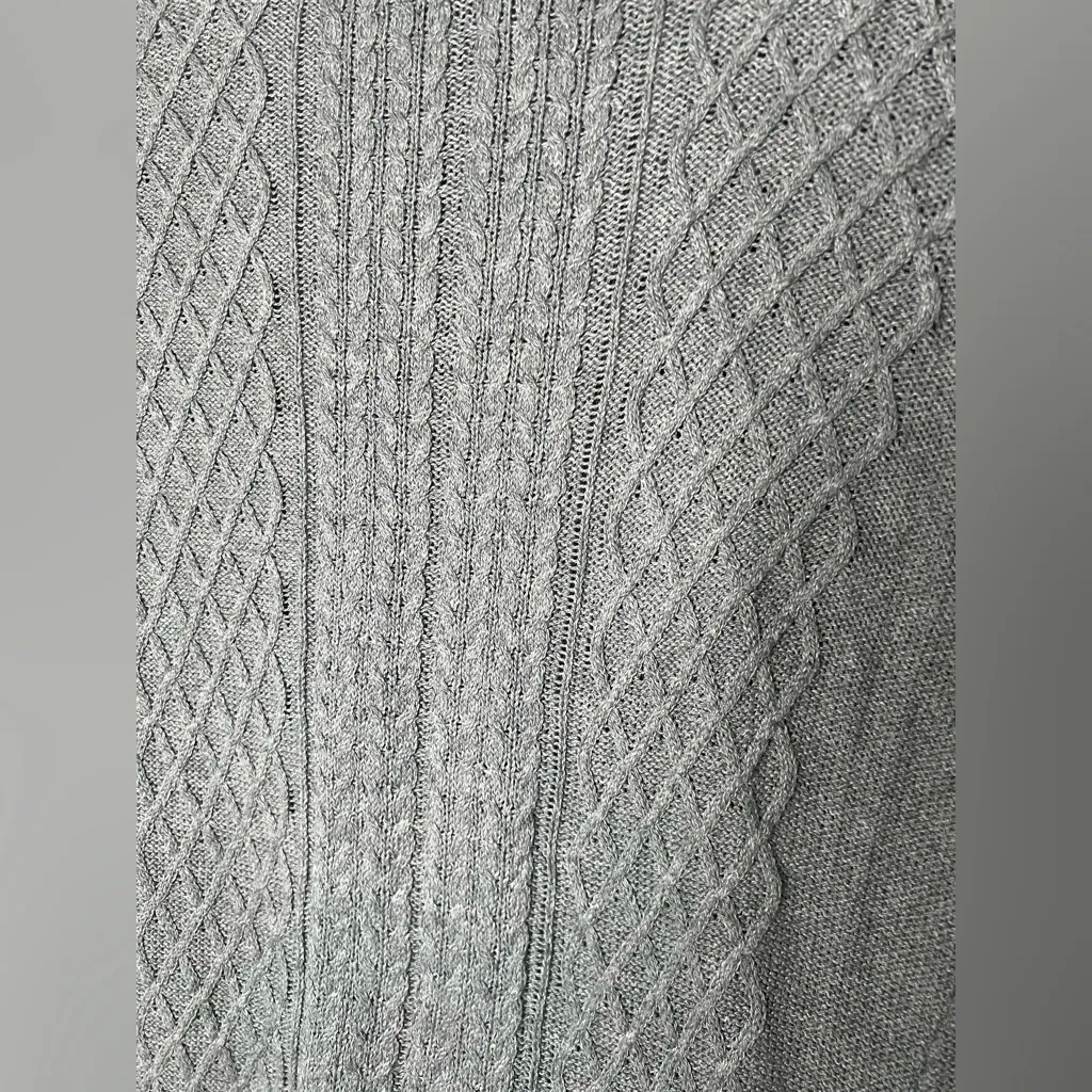 Banana Republic Gray Charcoal Knit Pullover Sweater 
Size XXS - Image 5