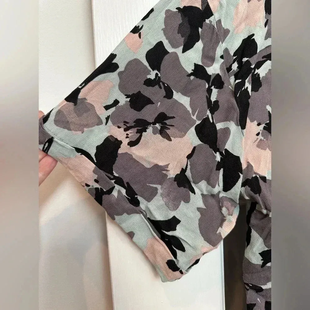 Anthropologie Maeve Rita Printed Pastel Floral Tunic Blouse Size XS - Image 10