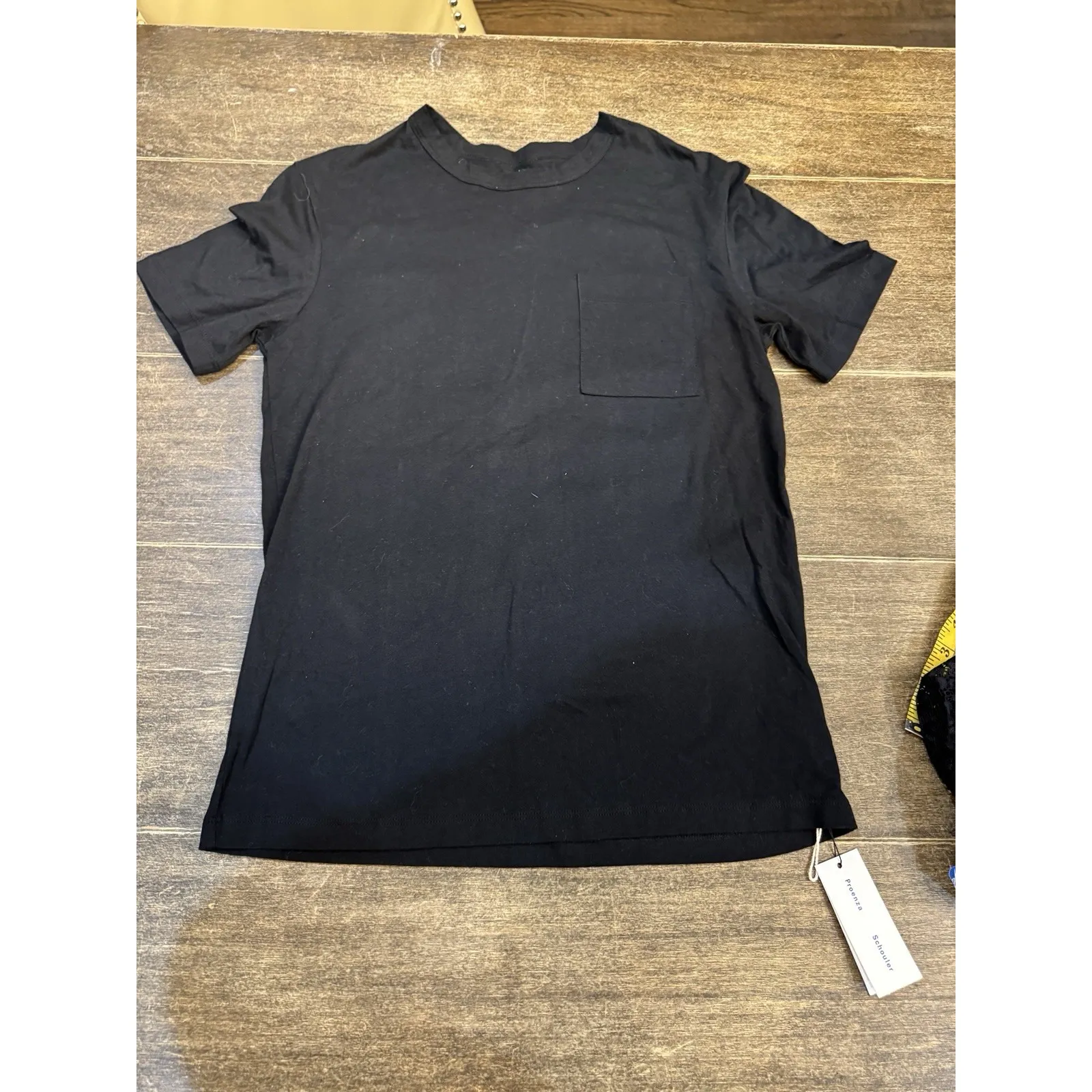 Proenza Schouler Abstract Art Graphic Pocket Tee Black Size Small Unisex! - Image 3