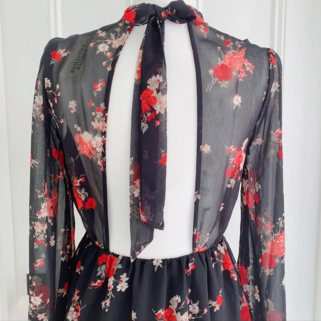 Sheer Floral Dress - Image 6