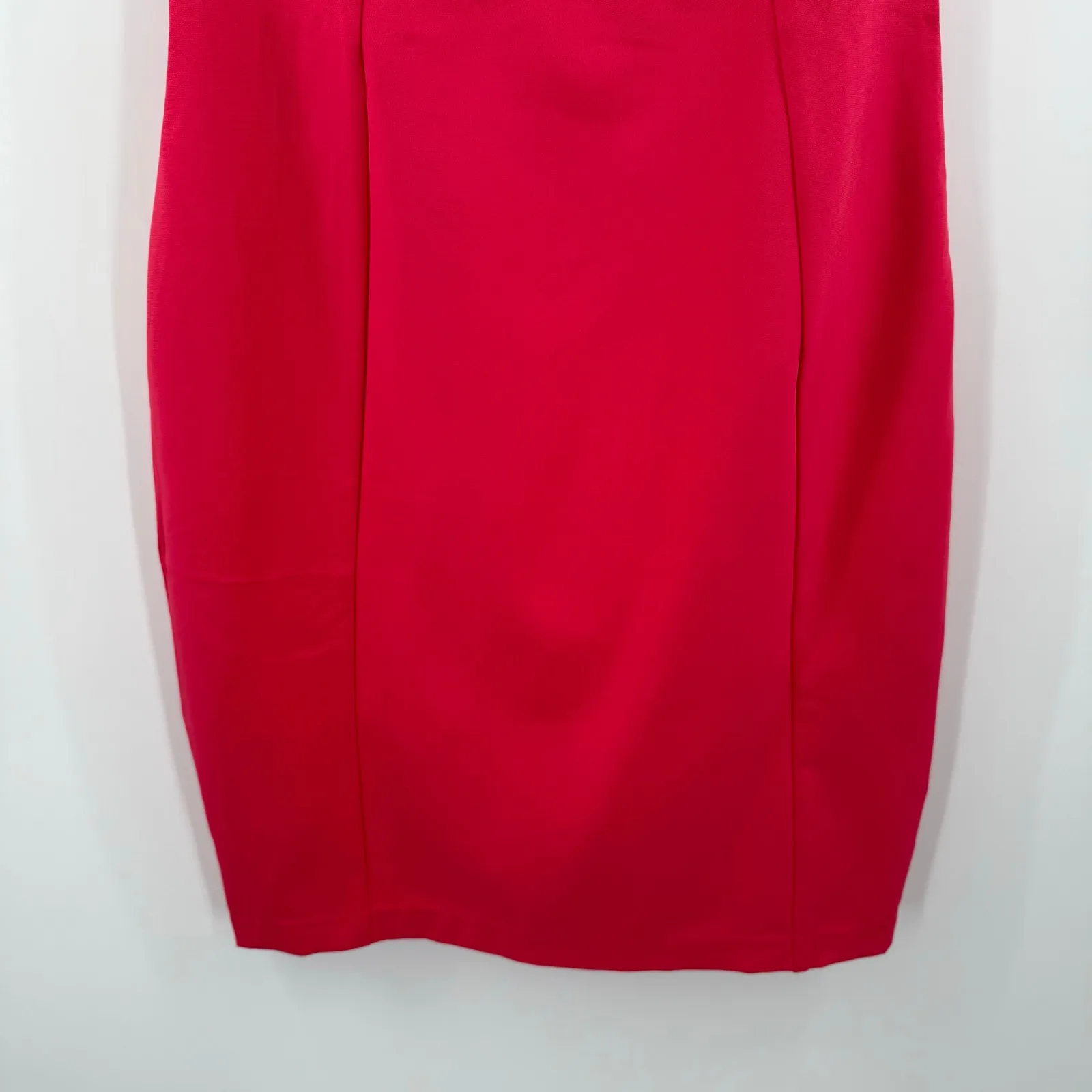 Liverpool Los Angeles Dress Size 6/28 NWT Tulip Sleeve Sheath Pink Punch Office - Image 12