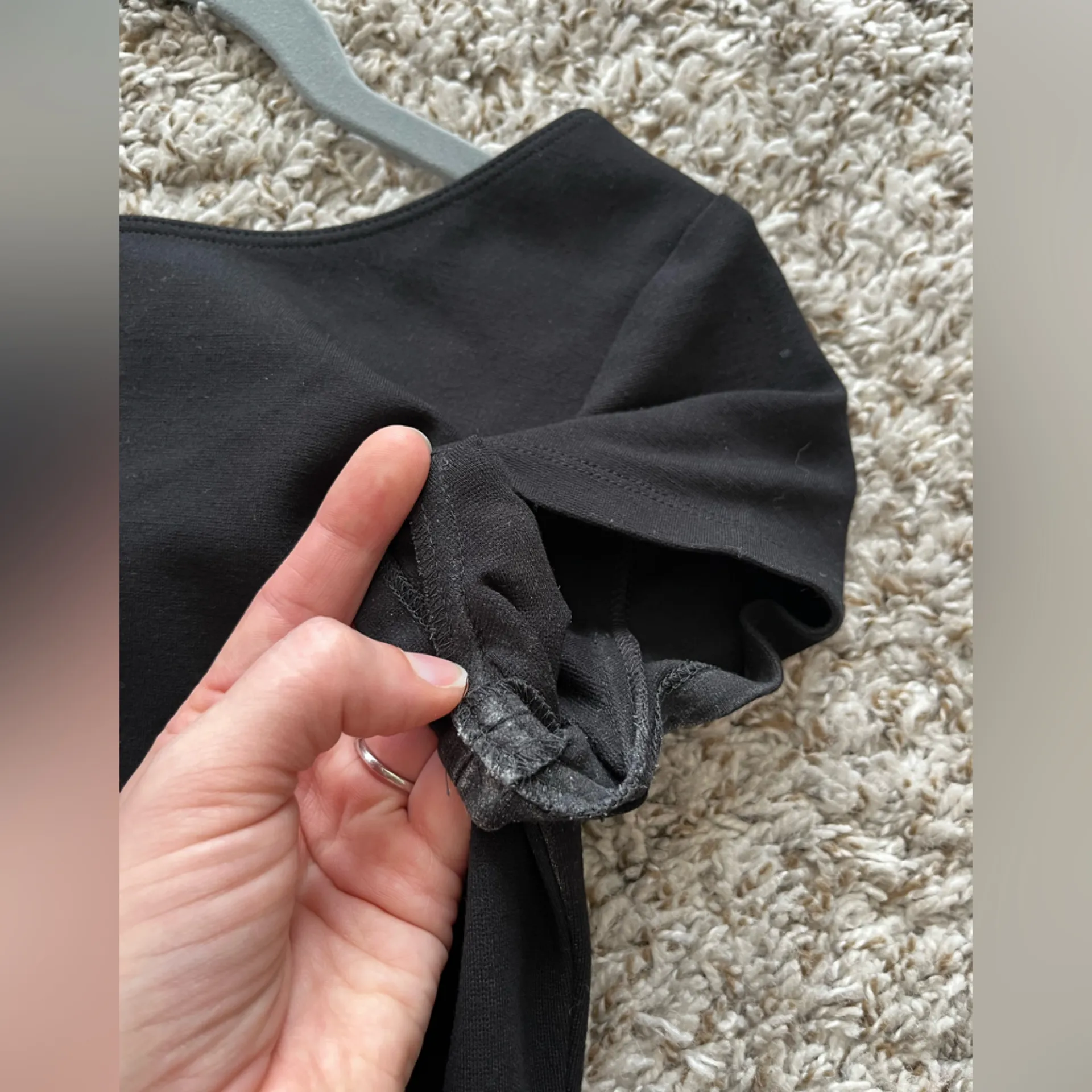 Theory Two Tone Wool Combo Skirt and Top Mini Dress Women's Size 0 - Image 10