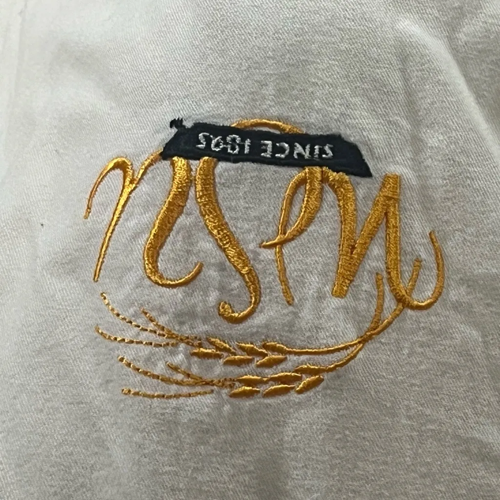 Titan Twill Classic White Wichita State Shockers Vintage Long Sleeve Button Up Size L - Image 3