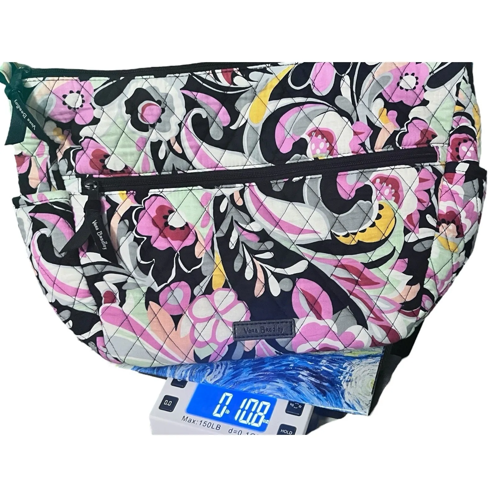 Retired Vera Bradley Mod Paisley Convertible Go Ahead Crossbody Bag Y2K Dopamine - Image 13
