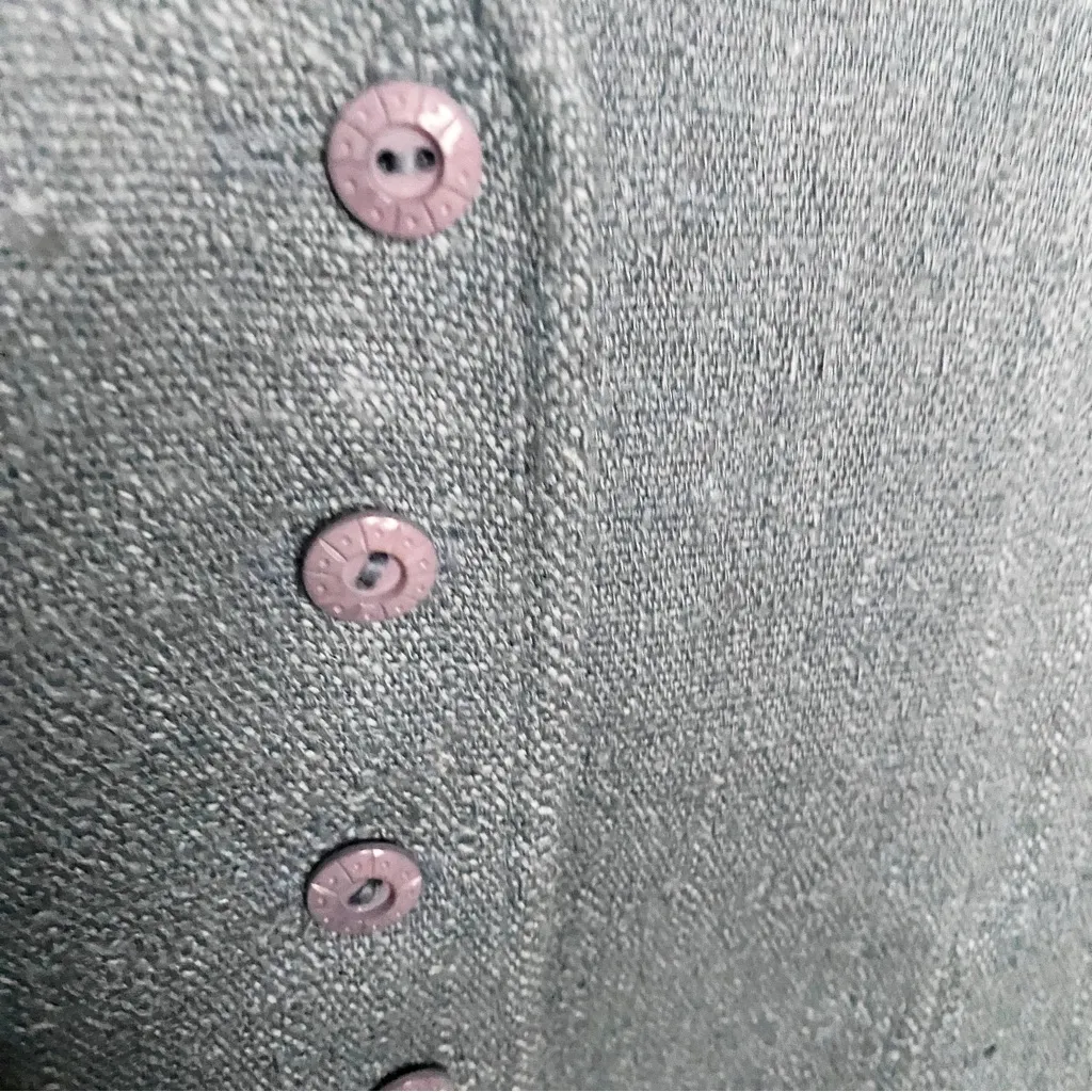 VINTAGE COLLEGE TOWN LIGJT PERIWINKLE BLUE LINED SHORT BLAZER SIZE 8 - Image 6