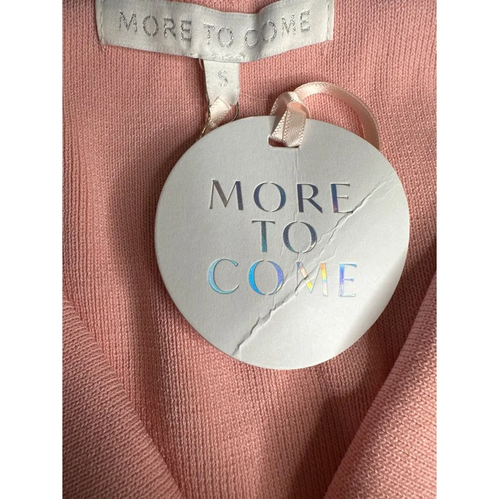 MORE TO COME Dixie Halter Top in Light Pink New Womens Sleeveless Knit - Image 7