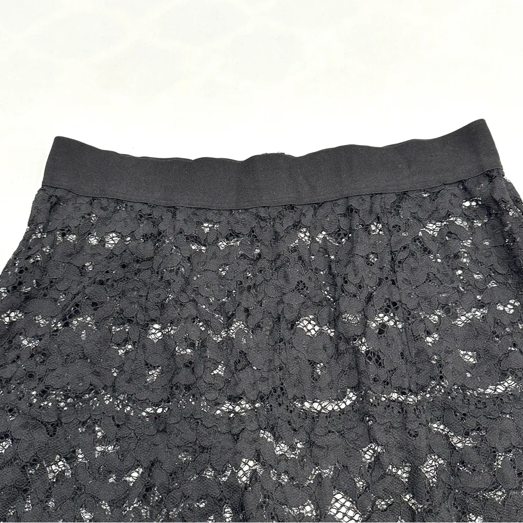 Victoria’s Secret Black Lace Sheer Mini Skirt - Image 3