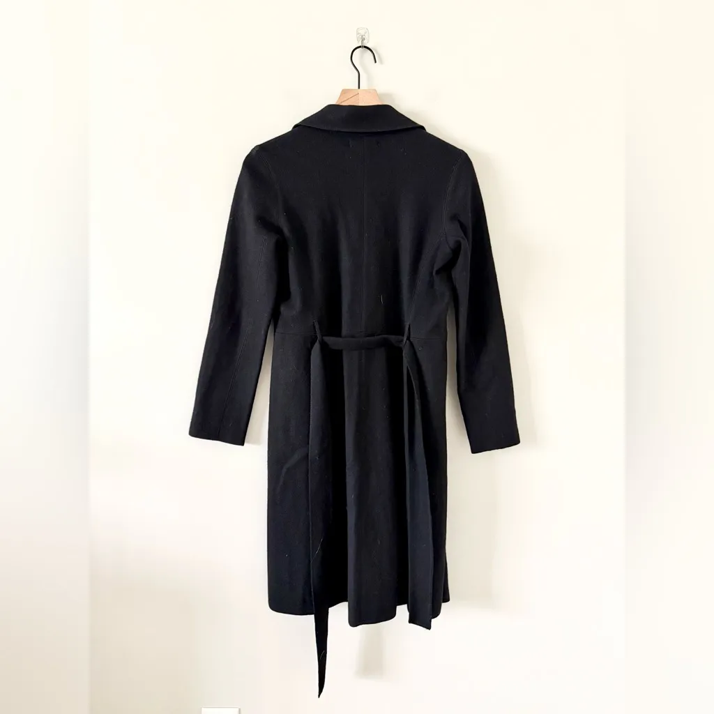 Banana Republic Wool Open Trench Style Cardigan in Dark Gray Size S - Image 5