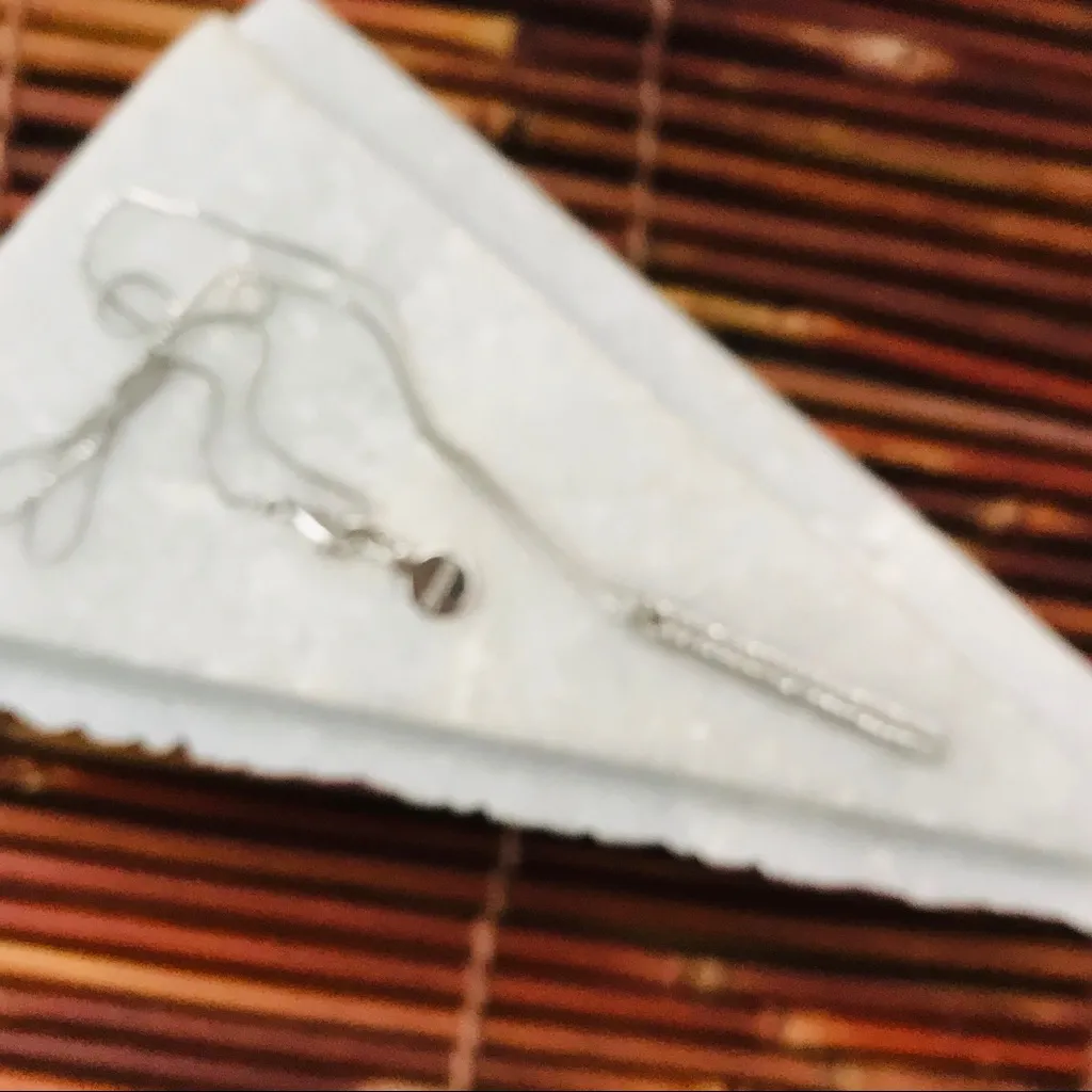 Chico’s Necklace with Rhinestone Spindle Pendant - Image 4