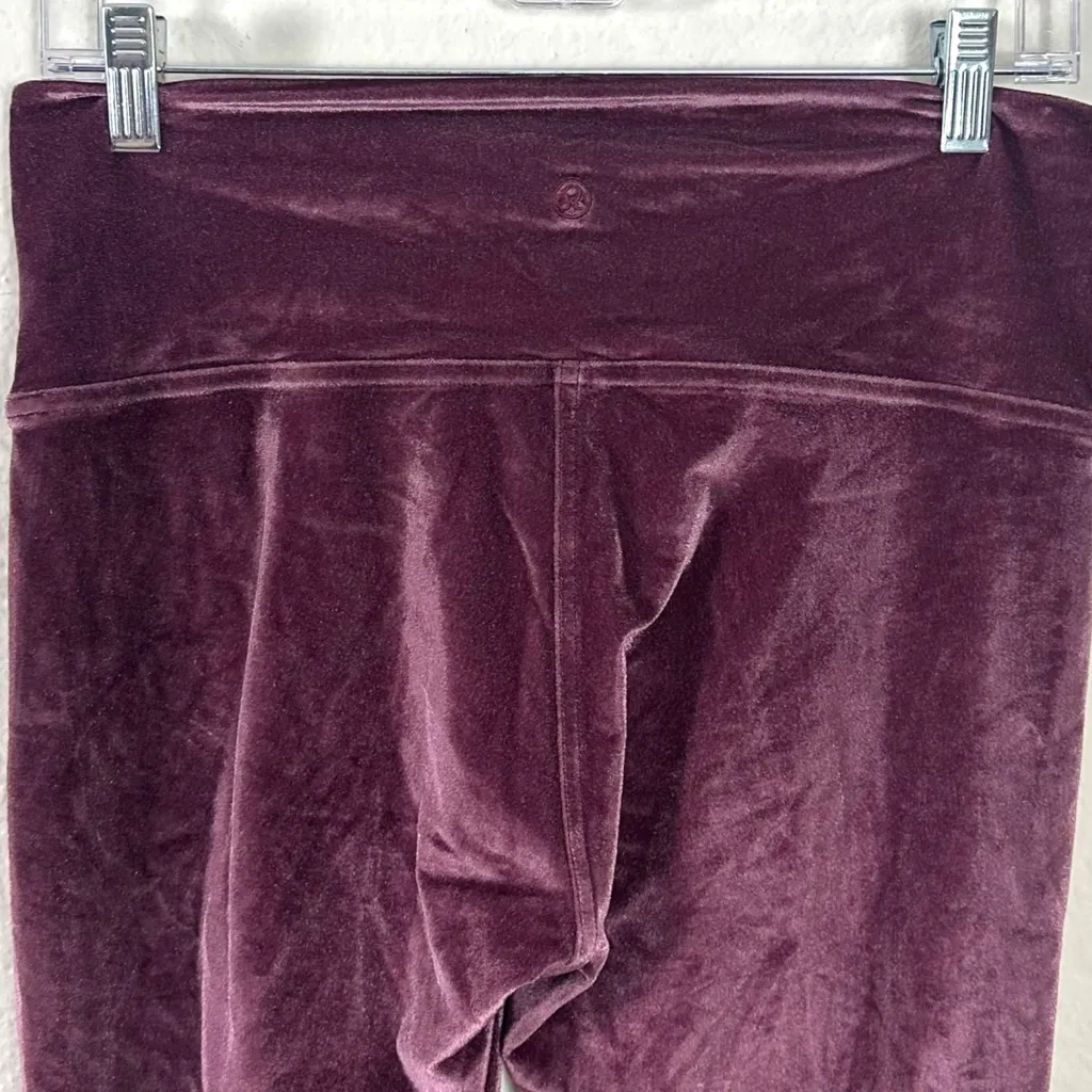 Lululemon Wunder Lounge High-Rise Tight 28" Velvet Garnet Cranberry Fall Size 10 - Image 3