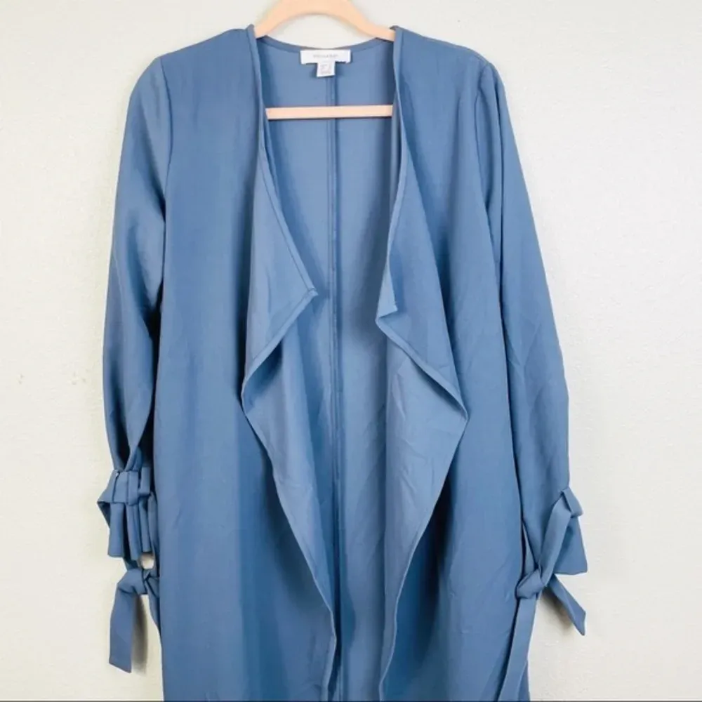 PRIMARK Blue Lightweight Waterfall Cardigan‎ Kimono Size 8 - Image 3