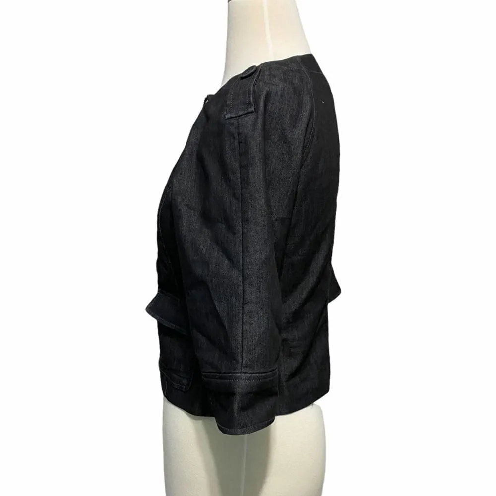Kenneth Cole Reaction Bell sleeve Jacket‎ Black 4 - Image 12